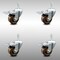Service Caster 3 Inch SS High Temp Phenolic 10mm Threaded Stem Caster Set Total Lock Brake SCC-SSTSTTL20S314-PHSHT-M1015-4 - alternate 4